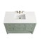 James Martin Vanities Breckenridge 48in Single Vanity, Smokey Celadon w/ 3 CM White Zeus Top 330-V48-SC-3WZ - alternate 2
